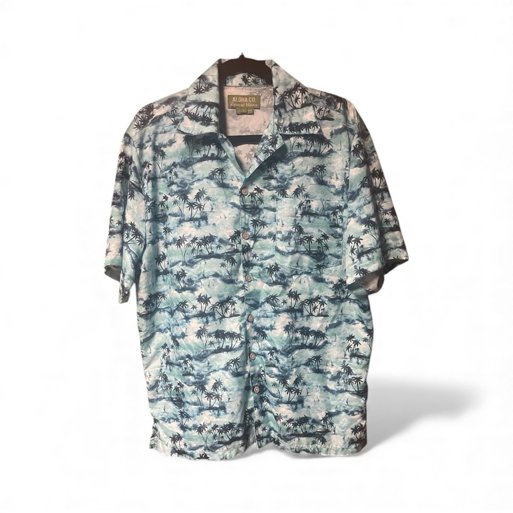 Aloha Co. Resort Wear Men’s Hawaiian Shirt